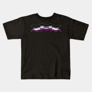 asexual pride banner Kids T-Shirt